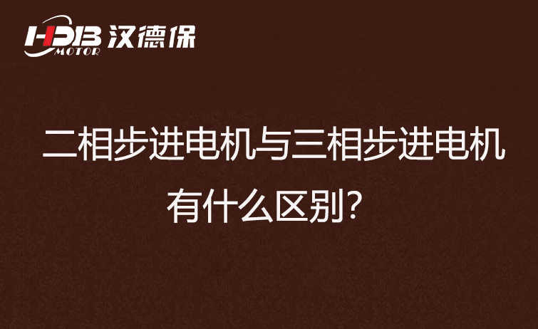 二相步進(jìn)電機(jī)與三相步進(jìn)電機(jī)有什么區(qū)別？差異在哪里？