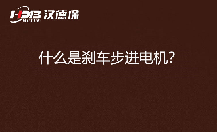什么是剎車步進(jìn)電機(jī)？